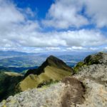 Summit of Pasachoa Volcano in Ecuador